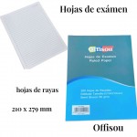 hojas de examen offisou #0029