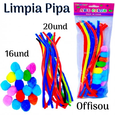 limpiapipas pompom