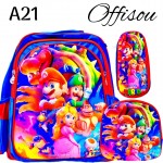 #1bolso tripark 3pcs (Promocion ninos)bolso+cartuchera+lonchera16pulga #1bolso tripark 3pcs (Promocion ninos)bolso+cartuchera+lonchera16pulga