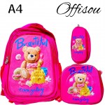 #1bolso tripark 3pcs (Promocion ninas) bolso+cartuchera+lonchera 16pulga #1bolso tripark 3pcs (Promocion ninas) bolso+cartuchera+lonchera 16pulga