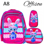 #1bolso tripark 3pcs (Promocion ninas) bolso+cartuchera+lonchera 16pulga #1bolso tripark 3pcs (Promocion ninas) bolso+cartuchera+lonchera 16pulga