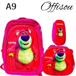 #1bolso tripark 3pcs (Promocion ninas) bolso+cartuchera+lonchera 16pulga #1bolso tripark 3pcs (Promocion ninas) bolso+cartuchera+lonchera 16pulga