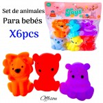animales de goma con pito #1858-1