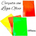 carpeta con liga oficios