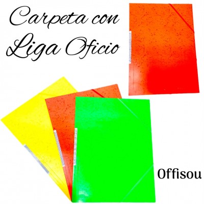 carpeta con liga oficios