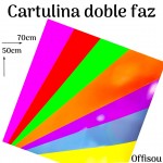 cartulina doble faz 50x70 x10pcs