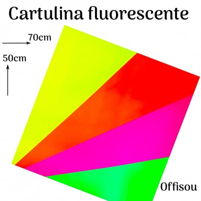 cartulina floforecente 50x70 x25pcs