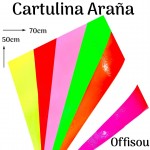 cartulina arana x10und  50x70cm