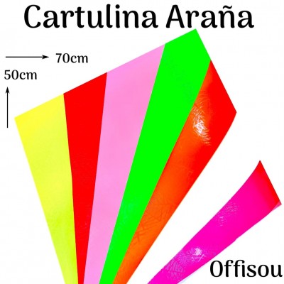 cartulina arana x10und  50x70cm