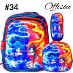 #1)bolso 3pcs ninos(cartuchera+lonchera+bolso)16pulga