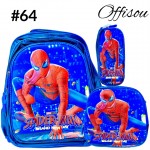 #1)bolso 3pcs ninos(cartuchera+lonchera+bolso)16pulga