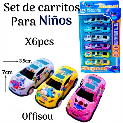 set de carrito stitck x6#2282-12