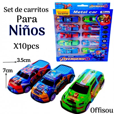 set de carrito x10 #2282-9