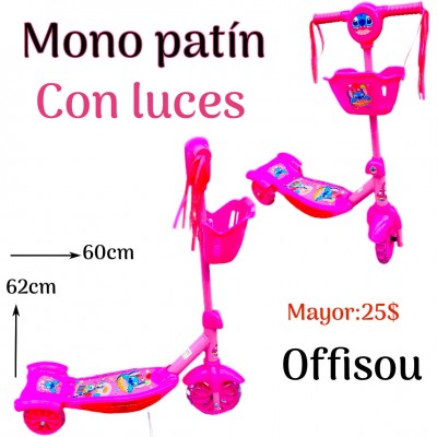 monopatin con luces