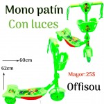 monopatin con luces
