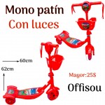 monopatin con luces