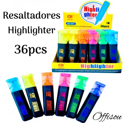 resaltado highligter negro