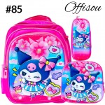 #1)bolso3pvs ninas (lonchera+cartuchera+bolso)16pulga