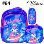 #1)bolso3pvs ninas (lonchera+cartuchera+bolso)16pulga
