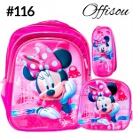 #1)bolso3pvs ninas (lonchera+cartuchera+bolso)16pulga