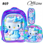 #1)bolso3pvs ninas (lonchera+cartuchera+bolso)16pulga