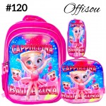 #1)bolso3pvs ninas (lonchera+cartuchera+bolso)16pulga