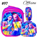 #1)bolso3pvs ninas (lonchera+cartuchera+bolso)16pulga
