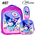 #1)bolso3pvs ninas (lonchera+cartuchera+bolso)16pulga