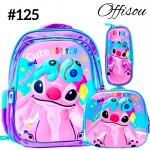 #1)bolso3pvs ninas (lonchera+cartuchera+bolso)16pulga
