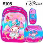 #1)bolso3pvs ninas (lonchera+cartuchera+bolso)16pulga