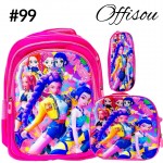 #1)bolso3pvs ninas (lonchera+cartuchera+bolso)16pulga