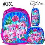 #1)bolso3pvs ninas (lonchera+cartuchera+bolso)16pulga