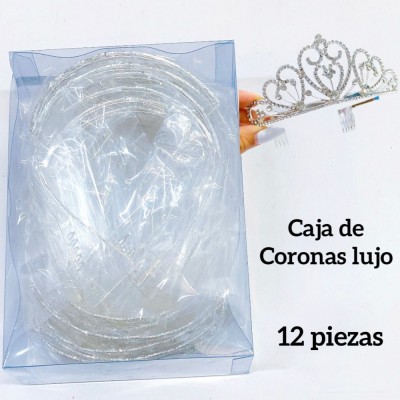 corona con pedreria elegante m