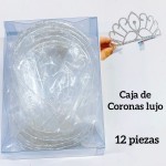 corona con pedreria elegante m