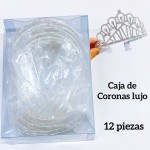 corona con pedreria elegante m