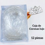 corona con pedreria elegante m
