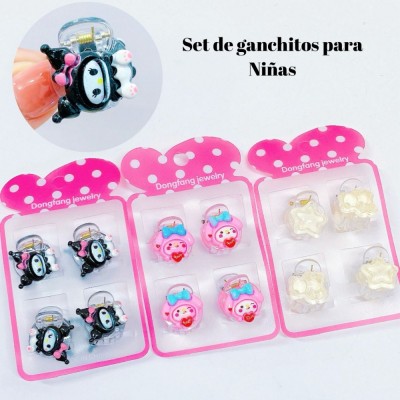 set ganchito para ninas 