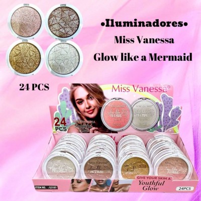 iluminador redondo mermaid#3107(174.24&*24)