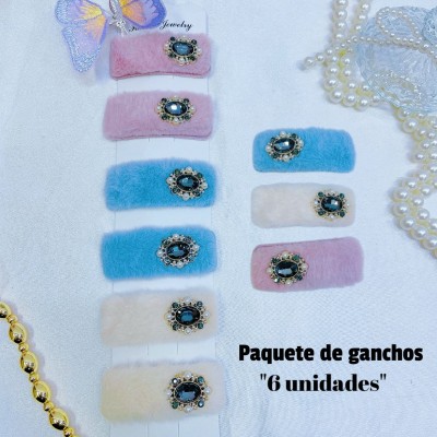 gancho da dama pqt x6pcs