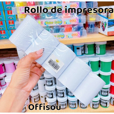 rollo para inpresoda x6pcs 80mm