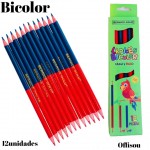 lapiz bicolor x12pcs 