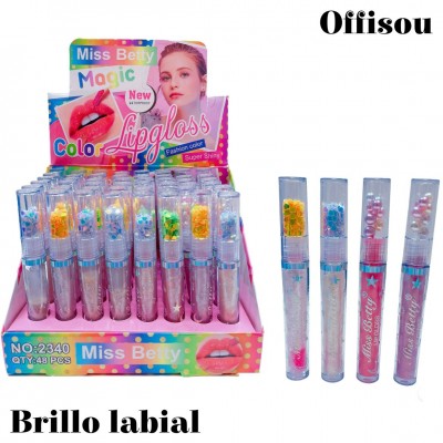 brillo lip gloss corazon miss betty#2361(142.56&*48)