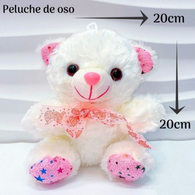 peluche osito con lazo