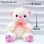 peluche osito con lazo