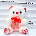 peluche osito con lazo