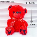 peluche osito con lazo