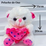 peluche osito con corazon