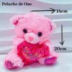 peluche osito con corazon