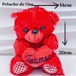 peluche osito con corazon