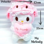peluches 16cm X 22cm